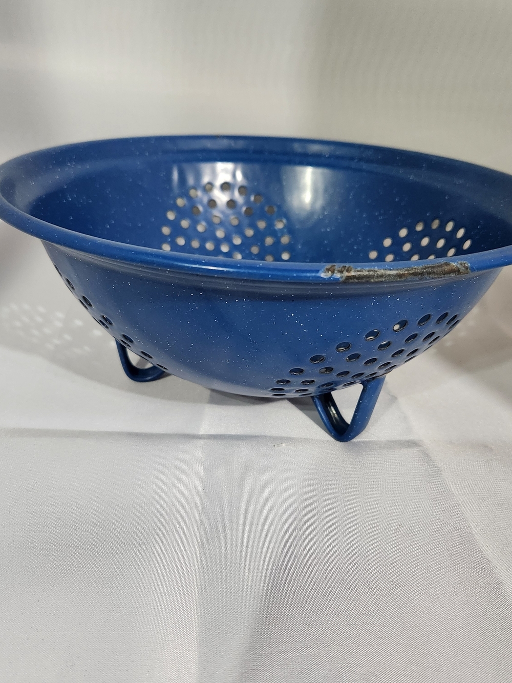 Blue Enamel Colander - Home Accents